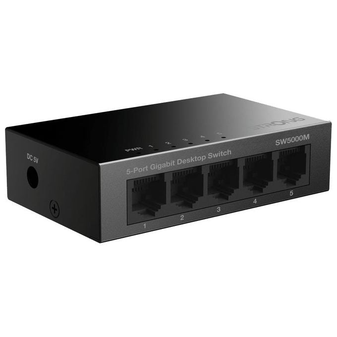 Strong SW 5000M Switch da Scrivania Gigabit a 5 Porte