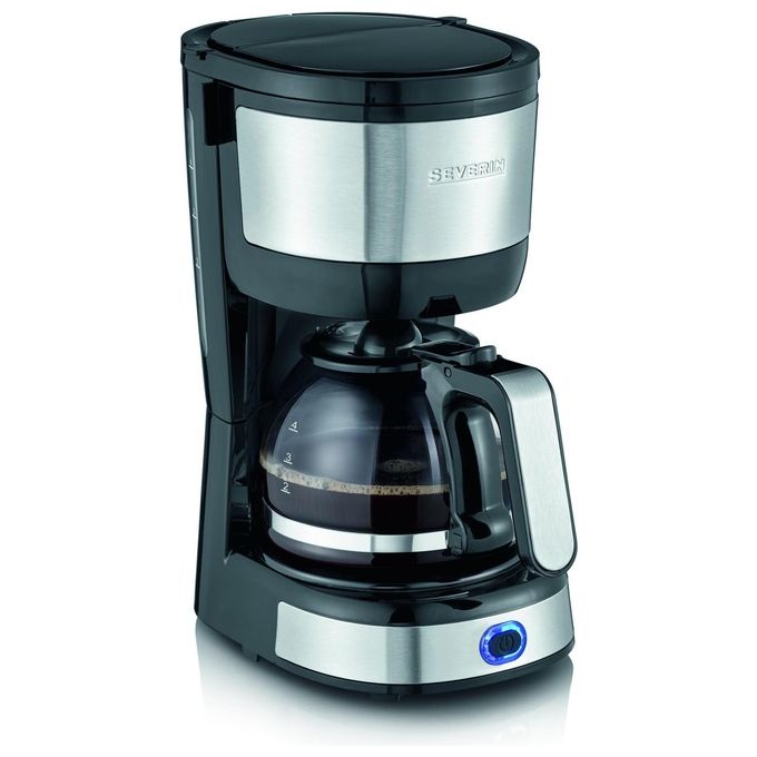 Severin KA 4808 Macchina da caffe' Automatica-Manuale 4 tazze 750 W Filtro Oscillante Acciaio Inox colore Nero
