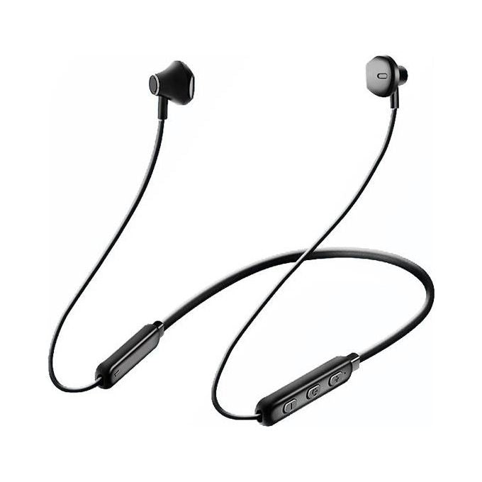 Adj 780-00051 Grip Neckband Auricolari In-Ear Bluetooth 5.0 Sportivi Wireless con Microfono e Controllo Volume Nero