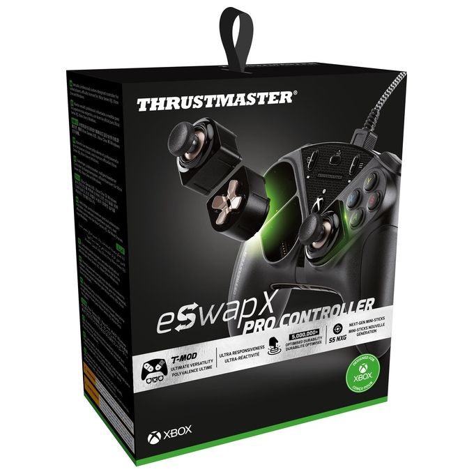 Thrustmaster 4460174 ESWAP X PRO Gamepad Modulare USB Xbox Series X S Xbox One PC 26 Pulsanti colore Nero