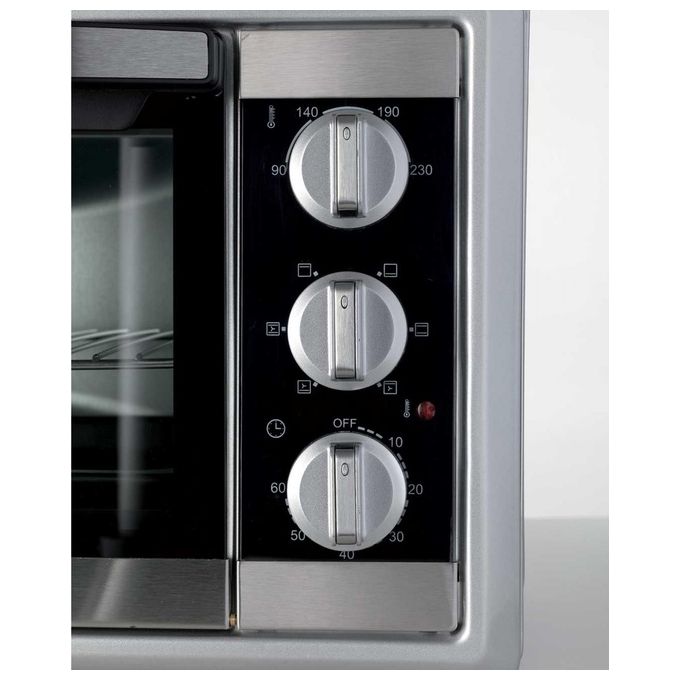 Ariete 985 Bon Cuisine 300 - Fornetto Elettrico 30 Lt con funzione statica e ventilata. 6 modalita' di cottura 1500W. Timer 60 min. Temp max 230°