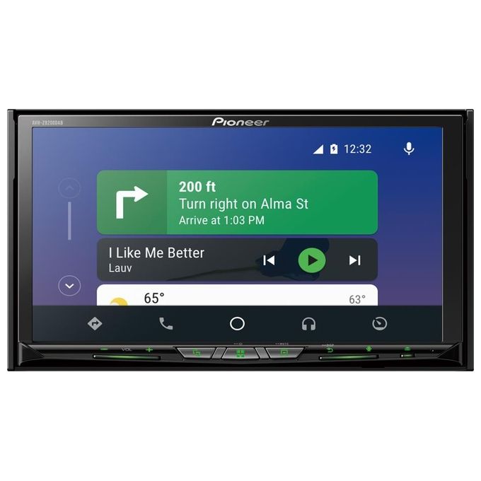 PIONEER AVH-Z9200DAB Ricevitore Multimediale 2 DIN Display 7'' ClearType Touchscreen Apple CarPlay Android Auto Bluetooth DAB+ USB HDMI Equalizzatore 13 bande colore Nero