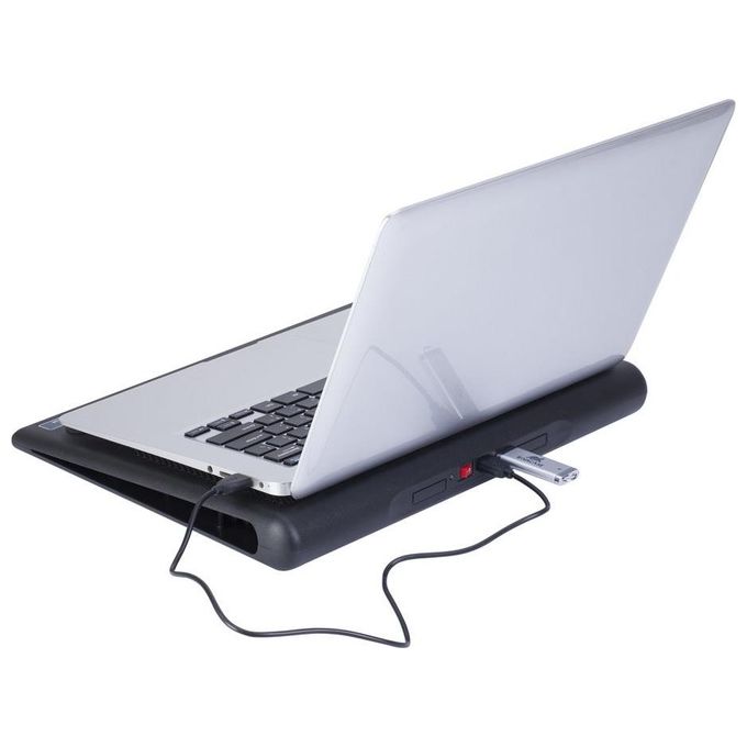 Rivacase 5557 BLACK Base di Raffreddamento per Laptop 2 Ventole 1100 rpm 17.3'' colore Nero