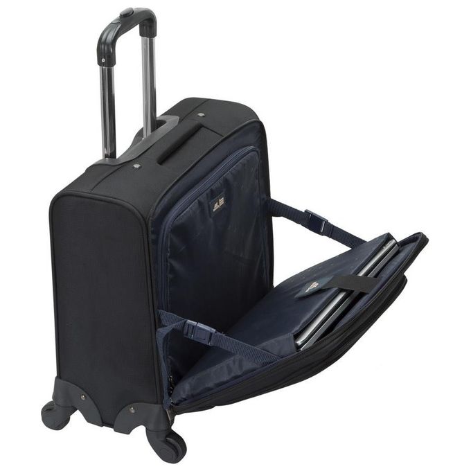Rivacase Borsa Trolley Bag per Notebook 15,6'' Nero