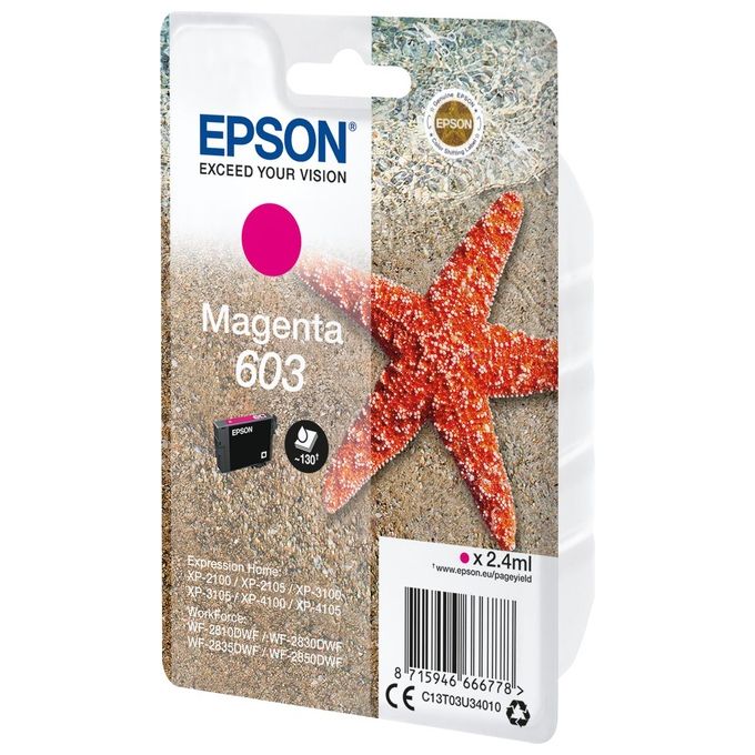 Epson Singlepack Cartuccia d'Inchiostro Magenta 603