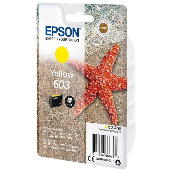 Epson Cartuccia d'Inchiostro Giallo 603 Ink