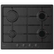 Candy CHW6BRBB Piano Cottura a Gas 4 Zone 60 cm Nero