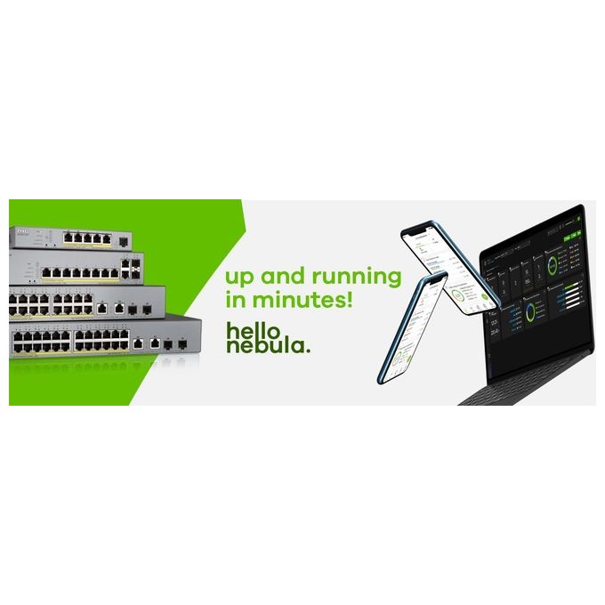 Zyxel GS1350-12HP-EU0101F Switch di Rete Gestito L2 Gigabit Ethernet 10-100-1000 Grigio Supporto Power over Ethernet