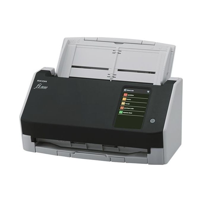 Ricoh 4939761313615 fi-8040 Scanner ADF Duplex 40 ppm 80 ipm Touch Screen 600 x 600 DPI colore Nero Grigio