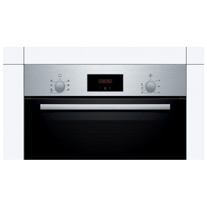 Bosch HBF133BR0 Serie 2 Forno da incasso Elettrico 66 L Classe A 5 funzioni EcoClean colore Nero Acciaio Inox