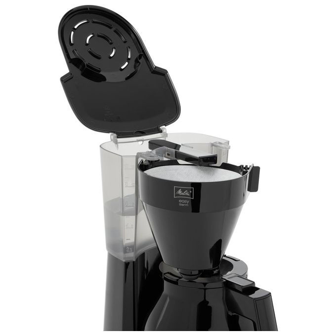 Melitta 1023-06 Easy Macchina da caffe' con filtro 1 L 1050 W spegnimento automatico anti-gocciolamento colore Nero