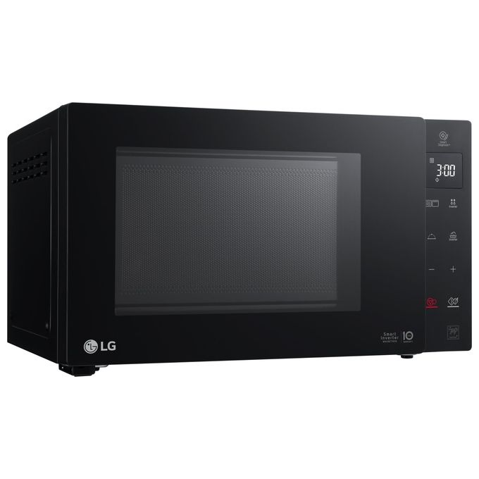 LG MH6535GIB Neochef Forno a Microonde con Grill Tecnologia Smart Inverter Capacita' 25 Litri Potenza 1150 W Funzione Crisp Programmi Automatici Display LED Nero