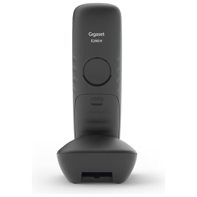 Gigaset S30852-H2961-B101 E290HX Telefono DECT con Vivavoce Display 2'' Ambra Rubrica 150 Voci colore Nero