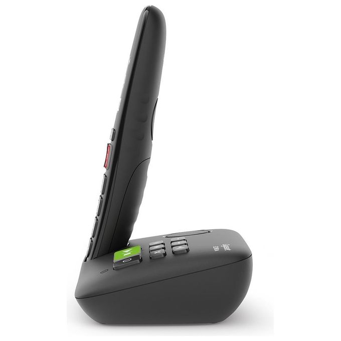 Gigaset Linea Senior E290a Cordless Nero con Segreteria