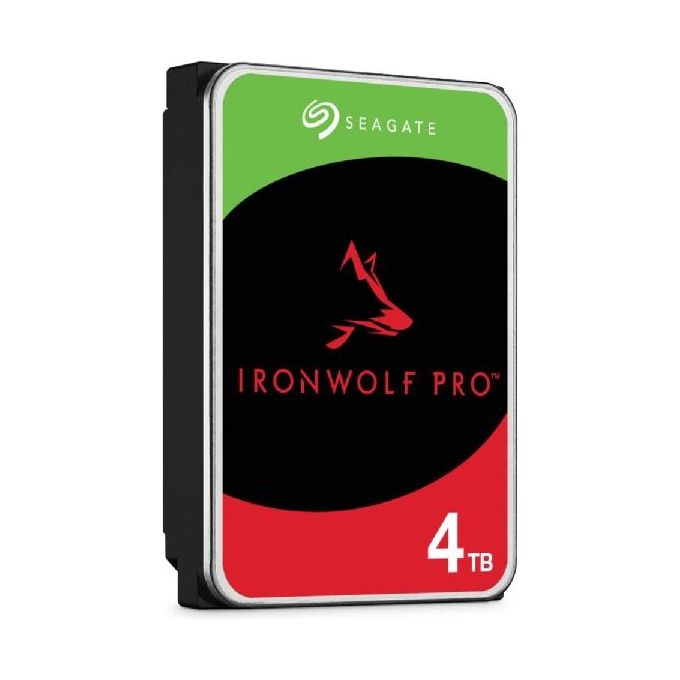 Seagate ST4000NT001 IronWolf Pro Hard Disk Interno 3.5'' 4 TB 7200 rpm SATA 6Gb-s 256 MB NAS