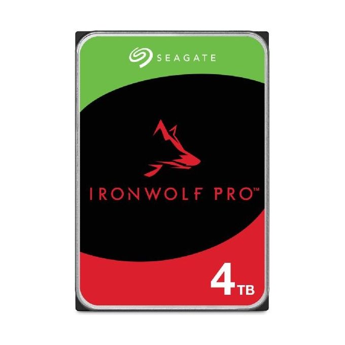 Seagate ST4000NT001 IronWolf Pro Hard Disk Interno 3.5'' 4 TB 7200 rpm SATA 6Gb-s 256 MB NAS