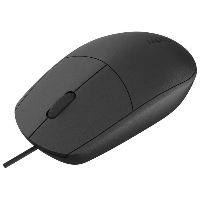 Rapoo N100 Mouse USB Ottico 1600 DPI Ambidestro