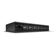 Lindy 42794 Hub USB 2.0 7 Porte con Alimentatore Esterno e Cavo 1,8 m Tipo A a Tipo B colore Nero