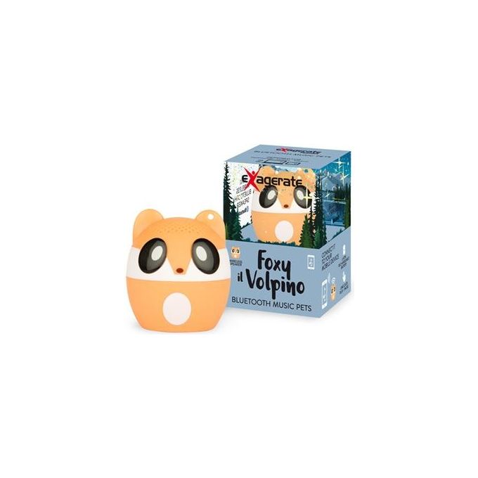 Hamlet Mini Speaker Fox Altoparlante Wireless Bluetooth 4.2 Ricaricabile Volpe