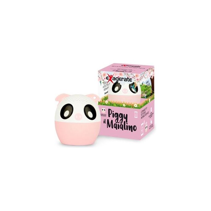 Hamlet Mini Speaker Pig Altoparlante Wireless Bluetooth 4.2 Ricaricabile Maialino