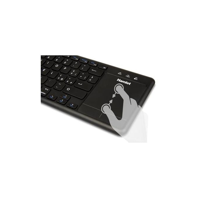 Hamlet Mini Tastiera con Touch Pad Wireless