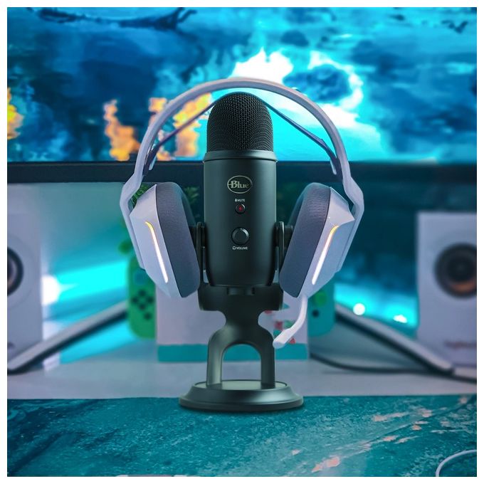 Logitech G 988-000229 Yeti Microfono da Tavolo USB 3 Capsule Frequenza 20 - 20000 Hz colore Nero