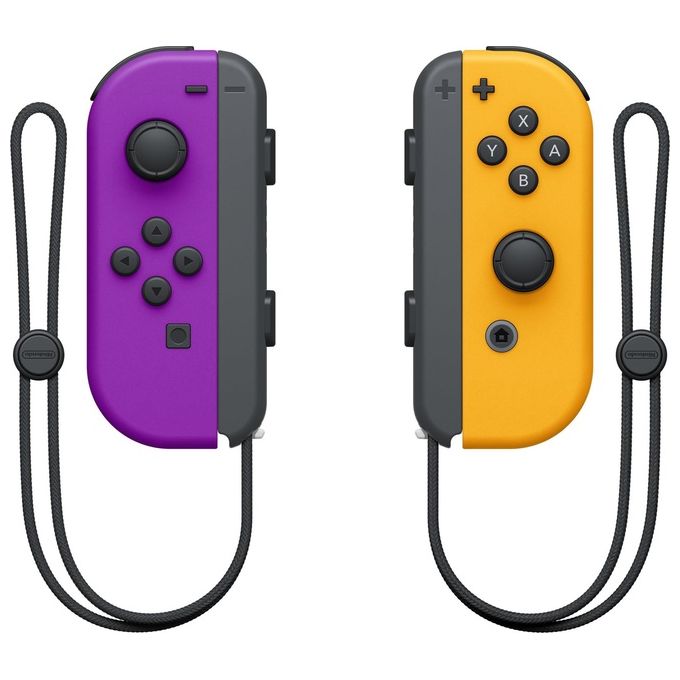 Nintendo Joy-Con Gamepad Nintendo Switch Analogico-Digitale Bluetooth Nero-Arancione-Porpora
