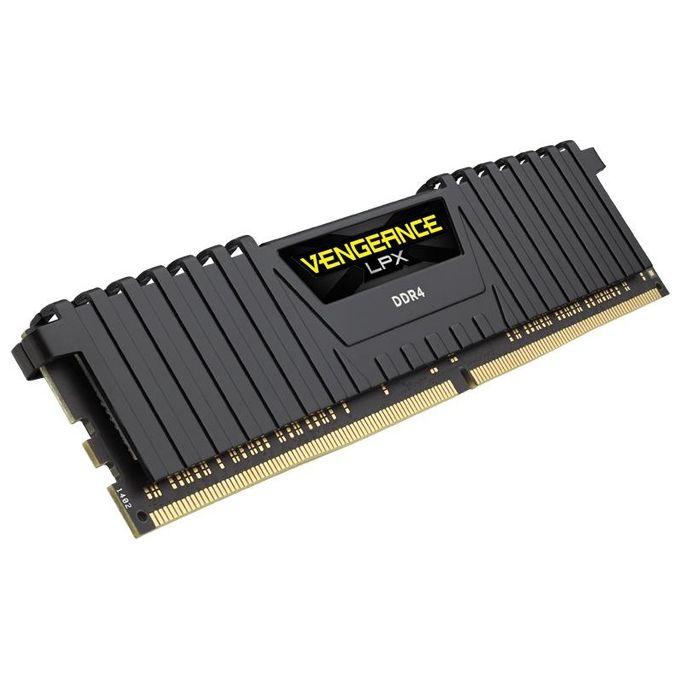 Corsair CMK32GX4M2E3200C16 Vengeance LPX Memoria RAM DDR4 32 GB 2x16 GB 3200 MHz CL16 Dual Channel XMP 2.0 colore Nero