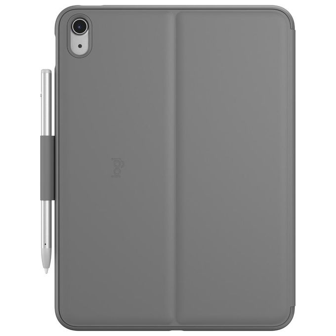 Logitech 920-011427 Slim Folio Custodia con Tastiera per iPad 10a Generazione QWERTY Italiano Bluetooth colore Grigio