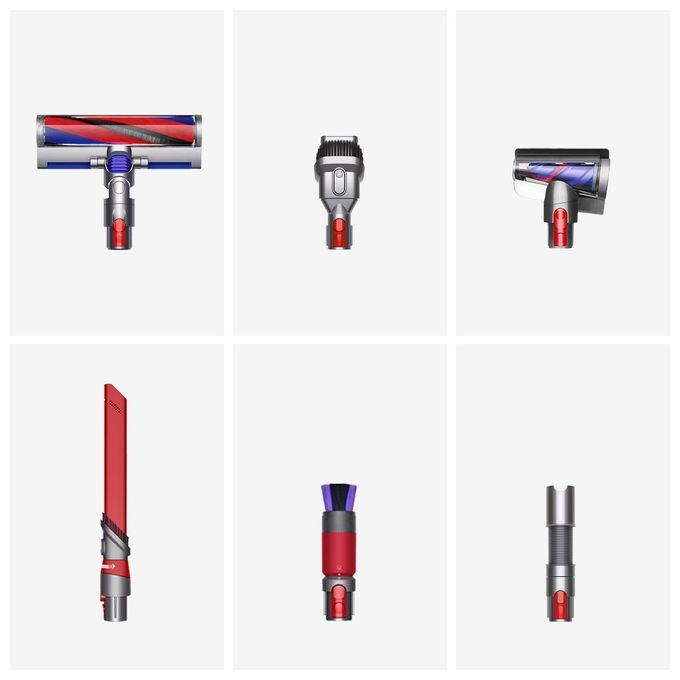 Dyson 492711-01 V12 Origin Aspirapolvere a Bastone 2 in 1 Senza Filo HEPA 120 AW 60 min 2,2 Kg colore Nichel