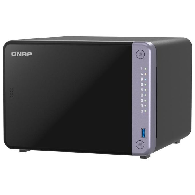 QNAP TS-632X-4G 6-bay 3.5'' desktop NAS AL524 4C 2.0GHz colore Nero