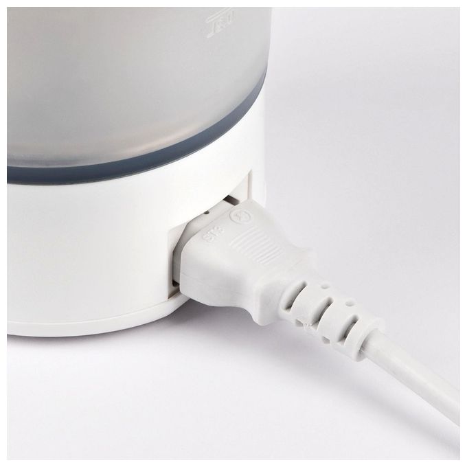 Girmi BL0301 Bollitore Pieghevole in Silicone 0.6 L 600 W Cavo Removibile BPA Free colore Bianco