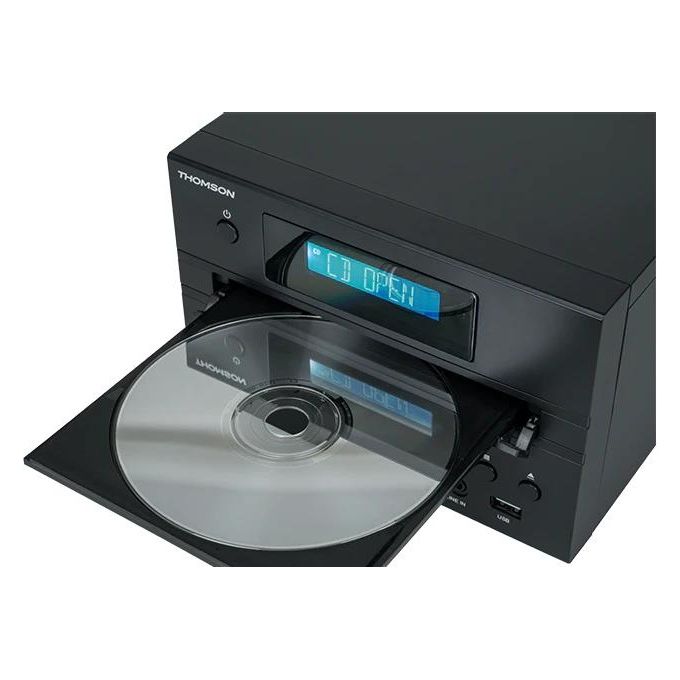Thomson MIC123BT Microsistema audio per la casa 50 W Bluetooth 5.0 Radio FM CD USB AUX colore Nero