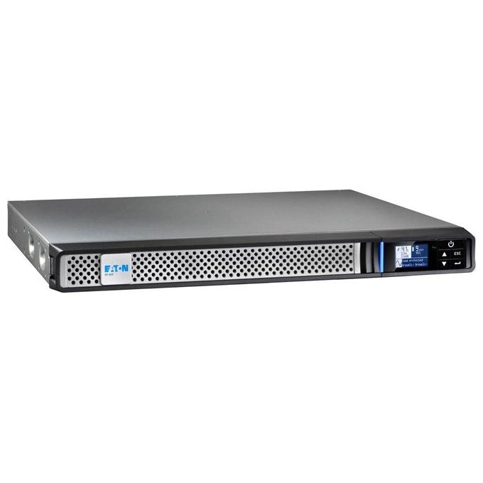 Eaton 5P650IRNG2 5P Gen2 UPS Line Interactive 650 VA 520 W Montaggio Rack 1U con Scheda di Rete colore Nero Argento