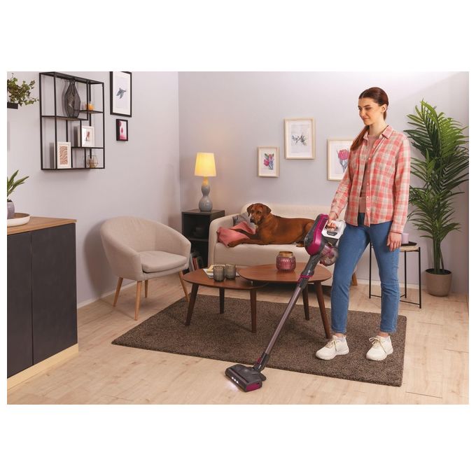 Hoover HF110P HF1 Aspirapolvere Senza Filo Senza Sacco 0.9 L 170 W autonomia 30 min colore Magenta
