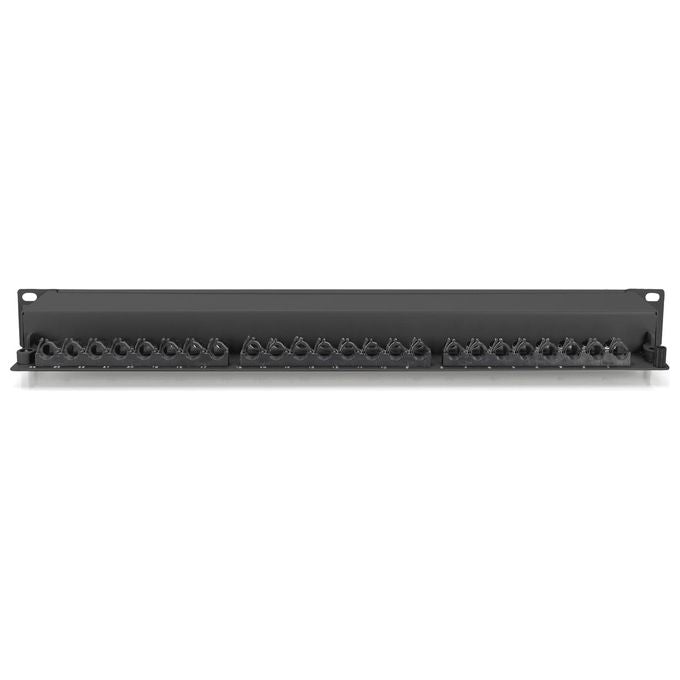 Digitus Pannello Patch 19'' Categoria 6a Schermato 24 Porte 8 Poli Rj45 Nero