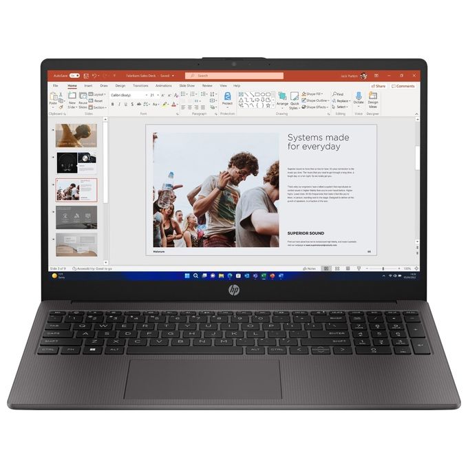 HP 9Y6X7AT 250 G10 Notebook Intel Core i5-1334U 15,6'' Full HD 16 GB 512 GB SSD Windows 11 Pro colore Nero