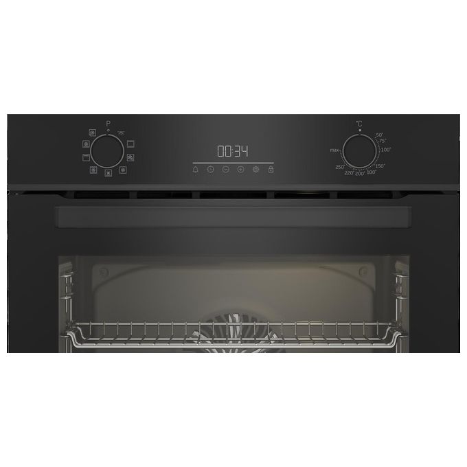 Beko BBIM13300CDXE Serie B300 Forno da incasso elettrico 72 L Classe A+ Cottura ventilata Pulizia a vapore (59.5x59.4x56.7 cm) colore Nero