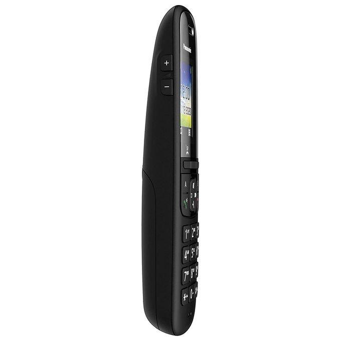 Panasonic KX-TGH710 Cordless Dect -Gap Display 1,8'' a colori Blocco chiamate Rubrica Vivavoce Resistente Nero