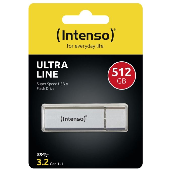 Intenso 3531493 Ultra Line Unita' Flash USB 512 GB USB tipo A 3.2 Gen 1 (3.1 Gen 1) colore Argento