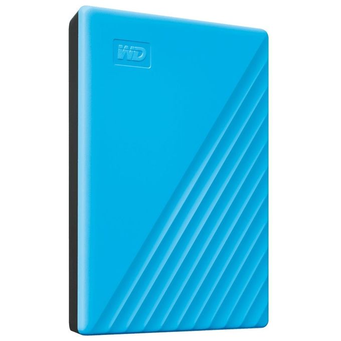 Western Digital WDBPKJ0040BBL-WESN My Passport Disco Rigido Esterno 4 TB USB 3.2 Gen 1 (3.1 Gen 1) colore Blu