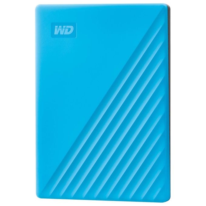 Western Digital WDBPKJ0040BBL-WESN My Passport Disco Rigido Esterno 4 TB USB 3.2 Gen 1 (3.1 Gen 1) colore Blu