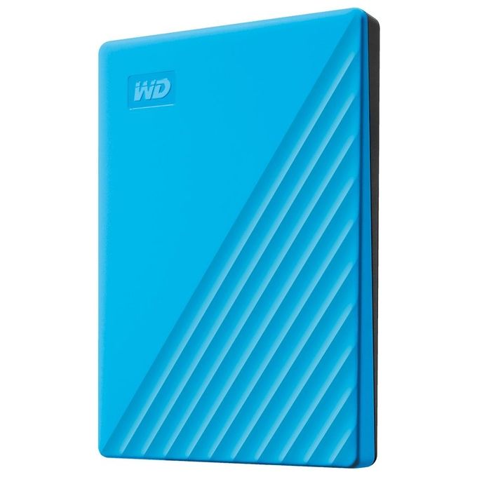 Western Digital WDBPKJ0040BBL-WESN My Passport Disco Rigido Esterno 4 TB USB 3.2 Gen 1 (3.1 Gen 1) colore Blu