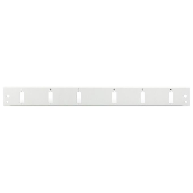 DIGITUS pannello frontale fibra ottica 1u 6x sc dx verticale grigio ral 7035