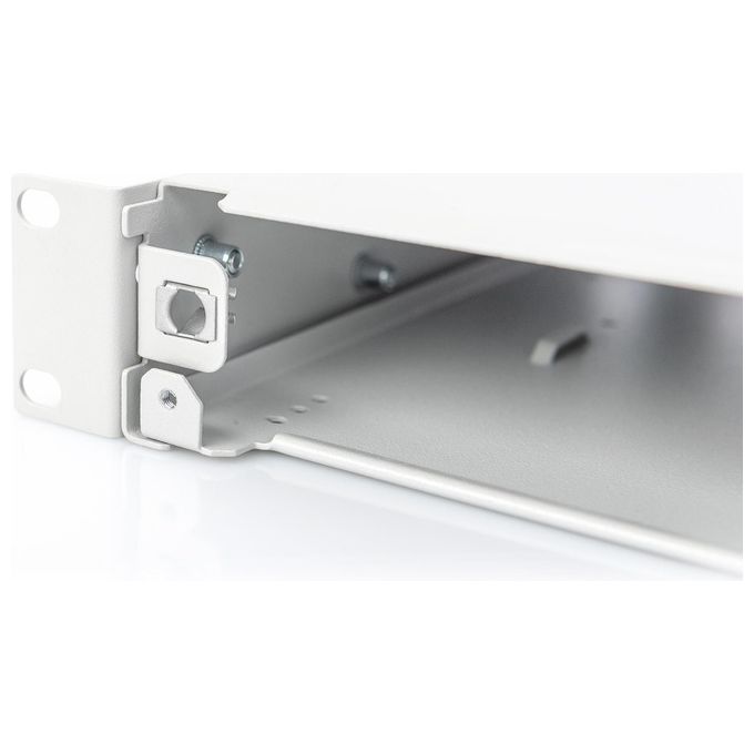 Digitus Dn-96200-ql Box Fibra Ottica 1U Installazione Rapida Senza Pannello Frontale Viti Incluse Grigio Ral7035