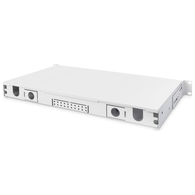 Digitus Dn-96200-ql Box Fibra Ottica 1U Installazione Rapida Senza Pannello Frontale Viti Incluse Grigio Ral7035