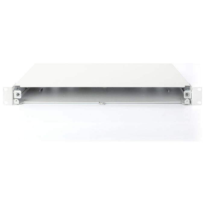 Digitus Dn-96200-ql Box Fibra Ottica 1U Installazione Rapida Senza Pannello Frontale Viti Incluse Grigio Ral7035
