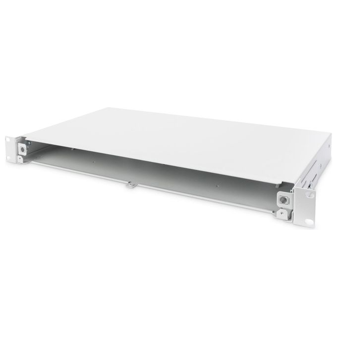 Digitus Dn-96200-ql Box Fibra Ottica 1U Installazione Rapida Senza Pannello Frontale Viti Incluse Grigio Ral7035
