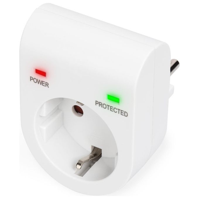 Digitus Presa Schuko con Protezione Contro gli Sbalzi Approvata Tuv-gs Ce-lvd Spina Tedesca