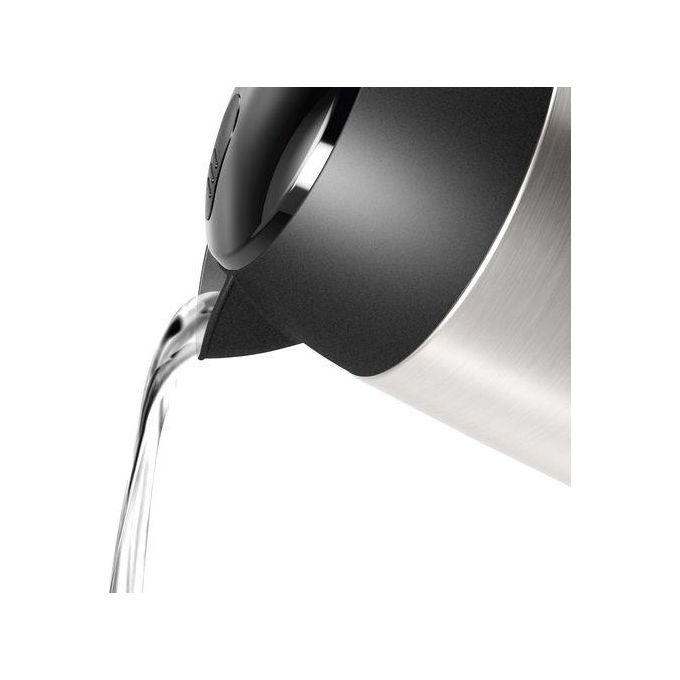 Bosch TWK3P420 Bollitore Elettrico 1.7 L 2400 W Spegnimento Automatico Filtro Anticalcare Base 360° colore Nero Acciaio Inox